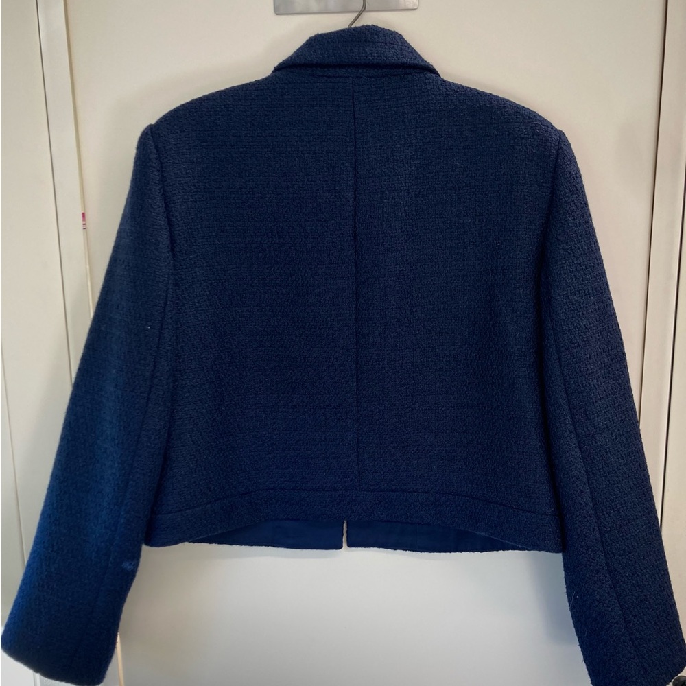 Ann Taylor Blue Topper Jacket - Picture 5 of 10